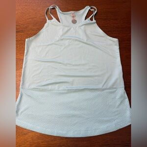 Under armor Light Blue Perforated Tank Top
